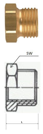 Rectus (RK 05/10) M 5i. x G 1/8a. csatlakozású szűkítő karmantyú, rövid termék fő termékképe