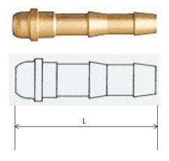 Rectus (STD 13/06) G 1/4 csatlakozású tömlővég, hosszú termék fő termékképe